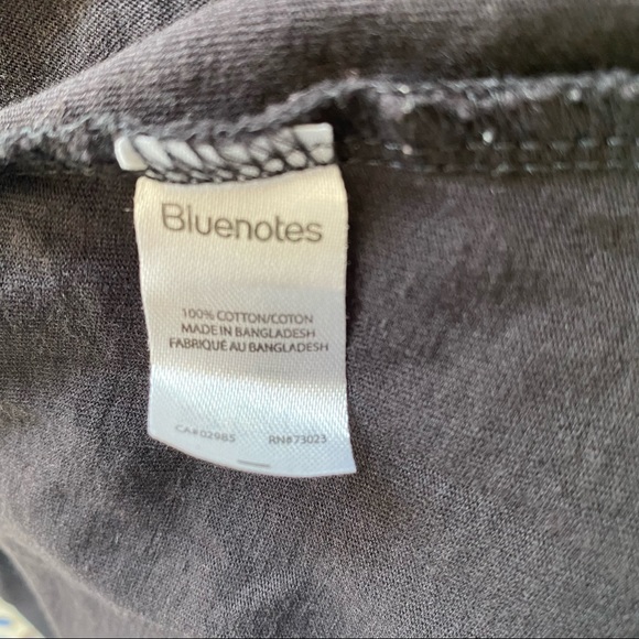 Bluenotes Official The Rolling Stones rainbow tongue lips long sleeve black top - Picture 6 of 6